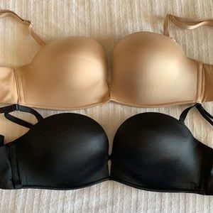 VS Bombshell maximum push up bras set of 2
